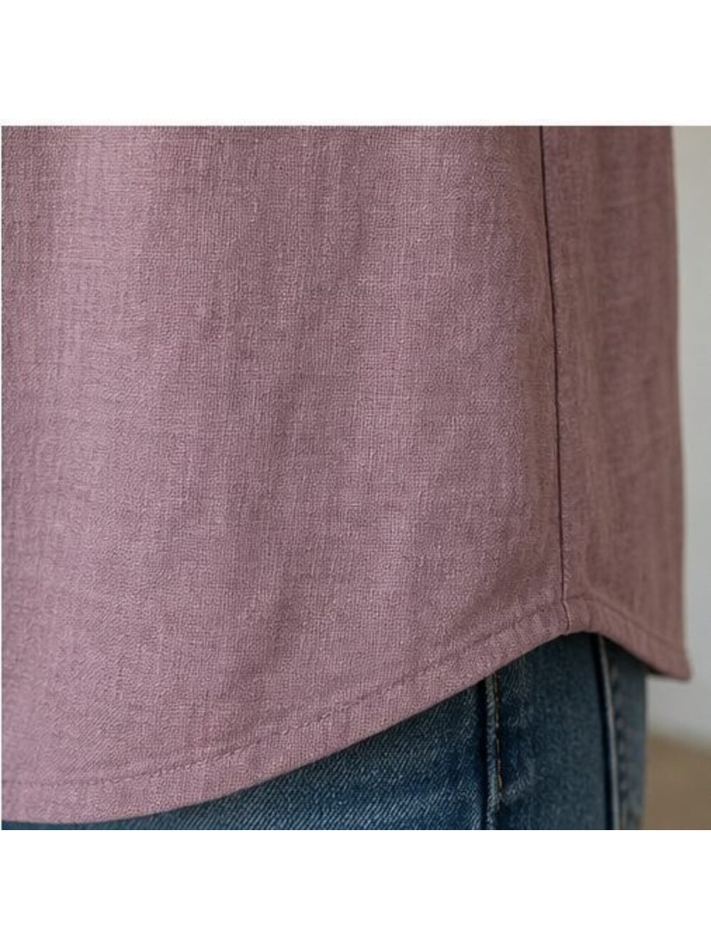 Mauve Ruffle Blouse - Picture 6 of 6